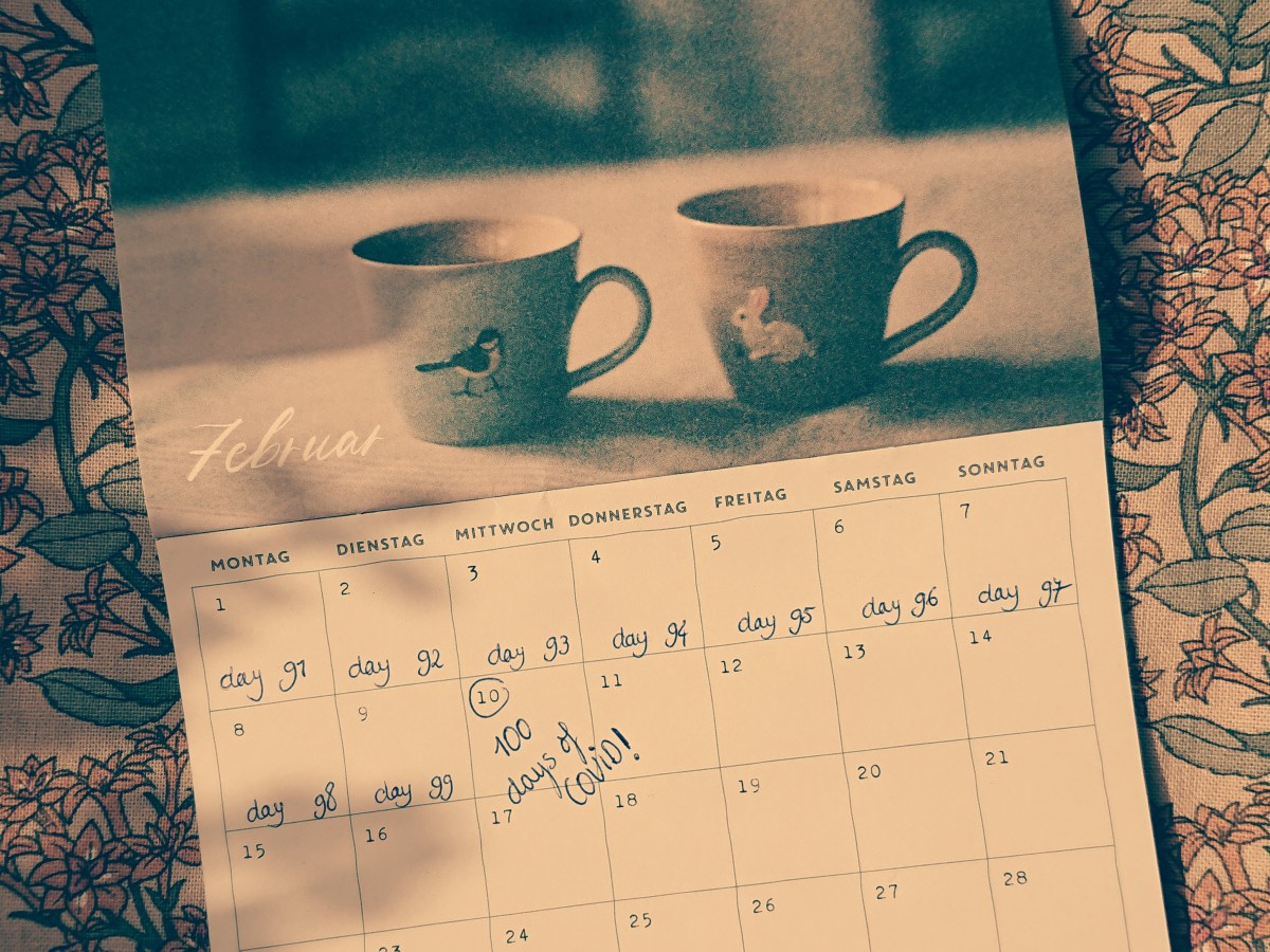 Here it begins: 100 days after meeting Mr.&nbsp;Covid